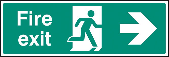 Fire exit - right